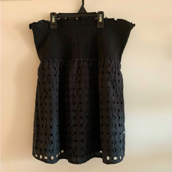 Express smocked strapless top NWT - Picture 3 of 9